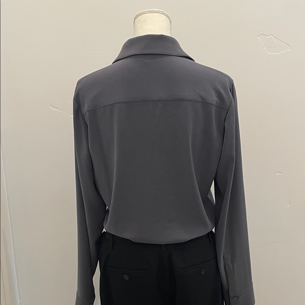 Worth Gray Button Down Shirt. Hidden Button Plack… - image 6